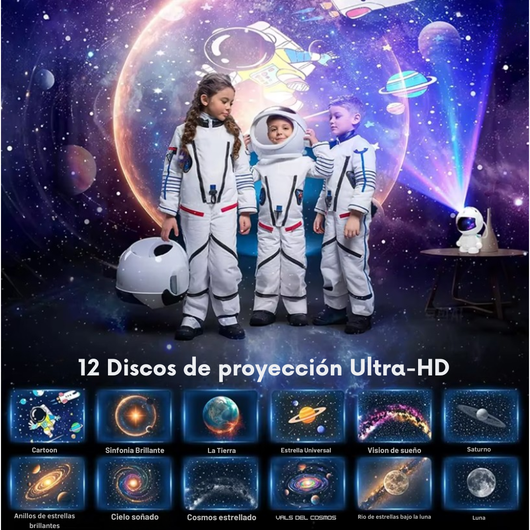 Proyector Astronauta con 12 proyecciones